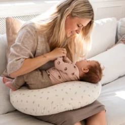 Ammepude Økologisk Bomuld Cream Stripe