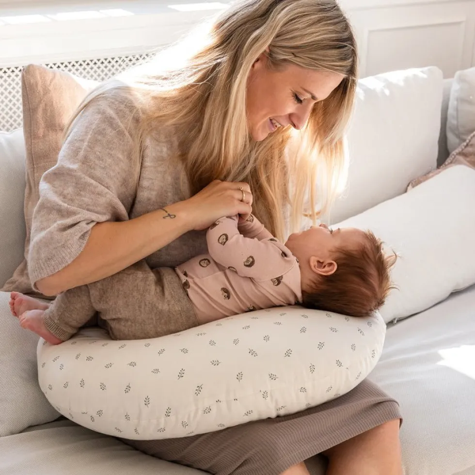 Ammepude Økologisk Bomuld Cream Stripe