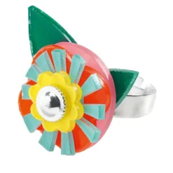 Artistic Plastic DIY Smykkesæt med Ringe