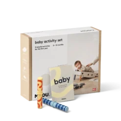 Baby Aktivitets Sæt Sand Grey/Honey Yellow (10 dele)