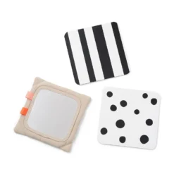 Baby Contrast Kort Holder Deer Friends Sand