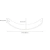 Balancebræt Med Filt Perfect Arc Lysebrun
