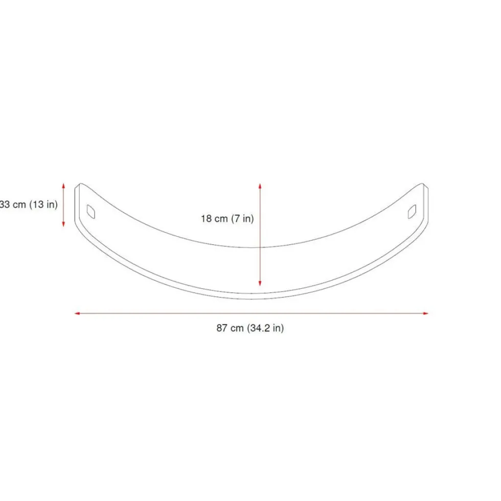 Balancebræt Med Filt Perfect Arc Mørkebrun