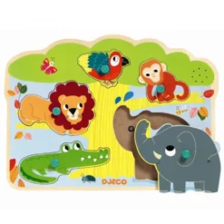 Baobab Lydpuslespil med Safaridyr