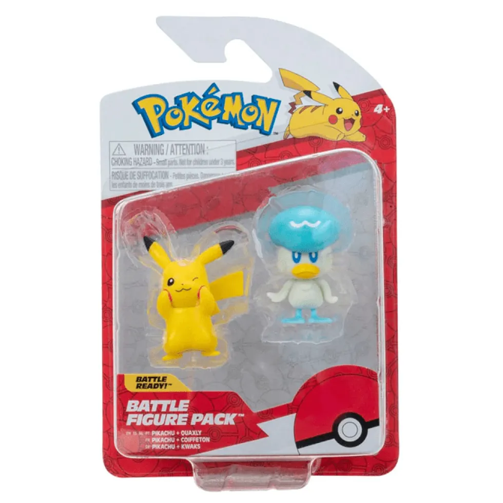 Batte Figurer Pikachu Og Quaxly
