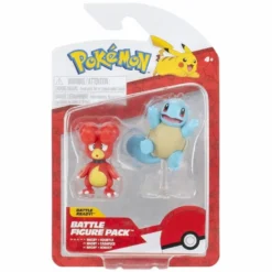 Battle Figurer Magby Og Squirtle