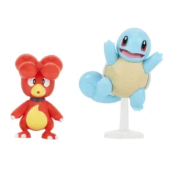 Battle Figurer Magby Og Squirtle