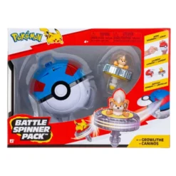 Battle Spinner med Growlithe i Great Ball