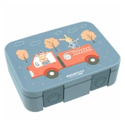 Bento Compact Madkasse med Firetruck Bunnies
