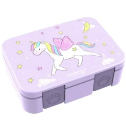 Bento COMPACT Madkasse med Lilla Enhjørning (650 ml)