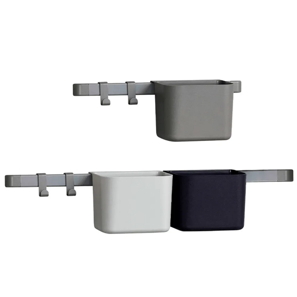 Bokse 3 Pk. Med 1 Lang Skinne Og 1 Kort Skinne Dusty Grey