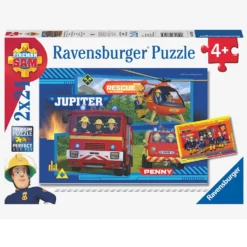 Brandmand Sam puslespil 2 x 24 brikker, To the rescue