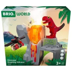 BRIO Aktiv vulkan med dinosaurer