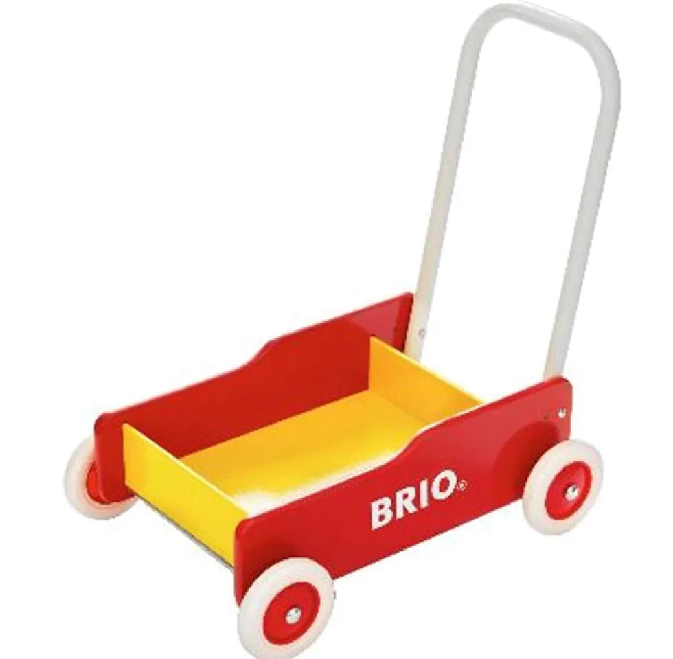 BRIO gå-vogn, rød