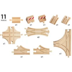 BRIO Skinnesæt, 11 Dele