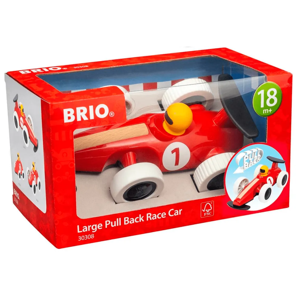 BRIO stor pull-back racerbil