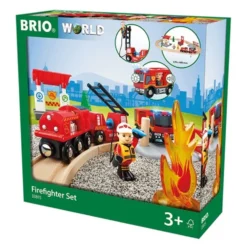 BRIO togbane, brandmandssæt