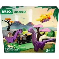 BRIO Togbanesæt med dinosaurer