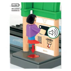 BRIO Togstation Med Lyd