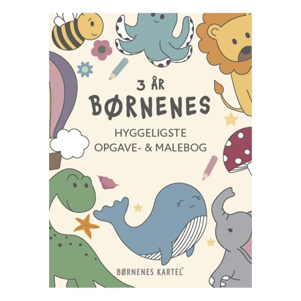Børnenes hyggeligste malebog, 3 år
