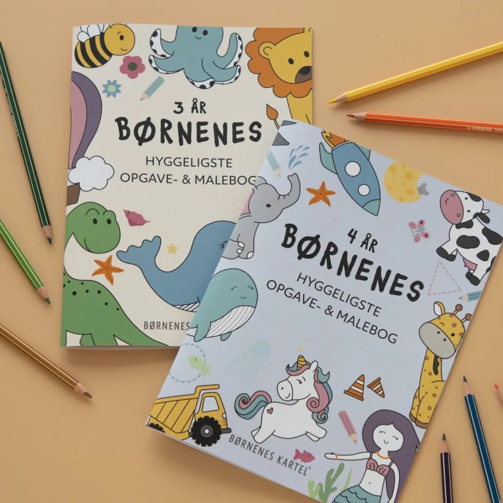 Børnenes hyggeligste malebog, 3 år