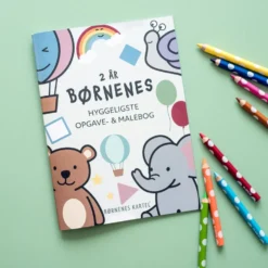 Børnenes Hyggeligste Malebog til 2 år