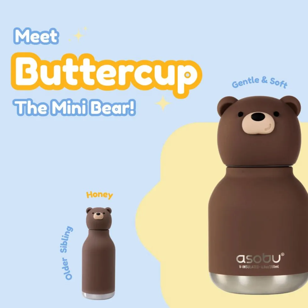 Brun Bjørn Mini Besties Drikkeflaske (200 ml)