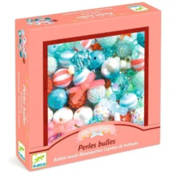 Bubble Plastperler med Sølv Farver