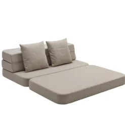 byKlipKlap 3-fold sofa, 140 cm beige