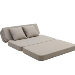 byKlipKlap 3-fold sofa, 140 cm beige
