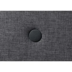 byKlipKlap 3-fold sofa, 140 cm blågrå m grå knap