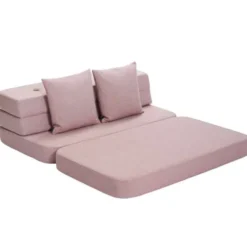 byKlipKlap 3-fold sofa, 120 cm soft rose