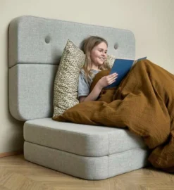 by KlipKlap KK Kids Sofa, beige