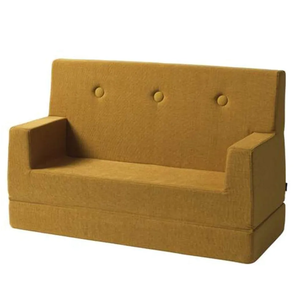 by KlipKlap KK Kids Sofa, mustard