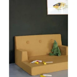 by KlipKlap KK Kids Sofa, mustard