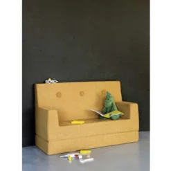 by KlipKlap KK Kids Sofa, mustard
