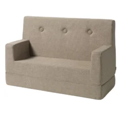 by KlipKlap KK Kids Sofa, sand med sand knap