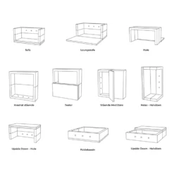 By klipklap KK play fold square Mustard w. Mustard