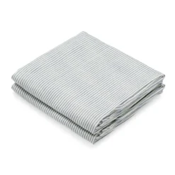 Cam Cam Muslin Stofble Med Tryk 2-pak - Classic Stripes Blue