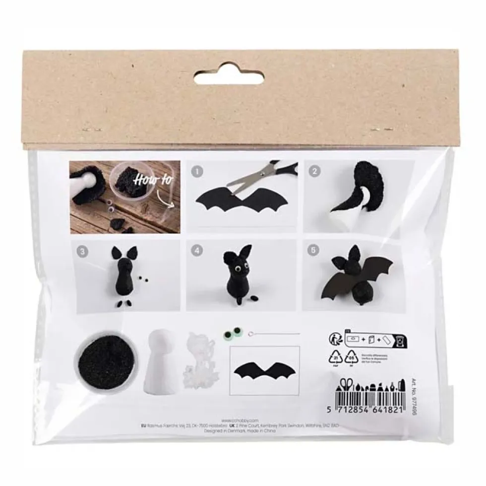 CC Hobby mini DIY kit modelling, flagermus