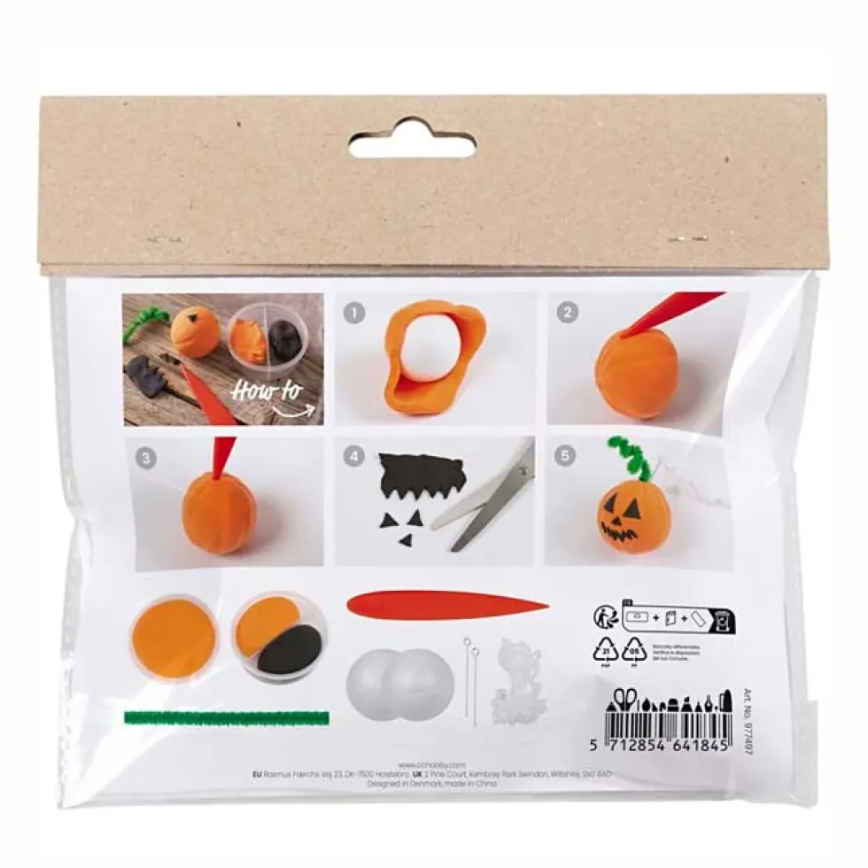 CC hobby mini diy modelleringskit, græskar