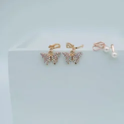 Clip-On Øreringe Butterfly