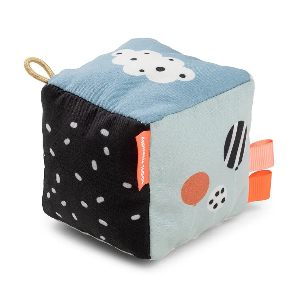Contrast Baby Cube Happy Clouds Colour Mix