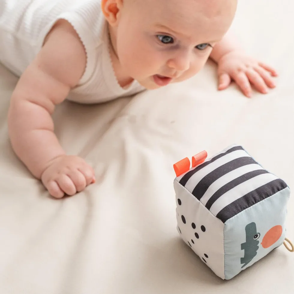Contrast Baby Cube Happy Clouds Colour Mix