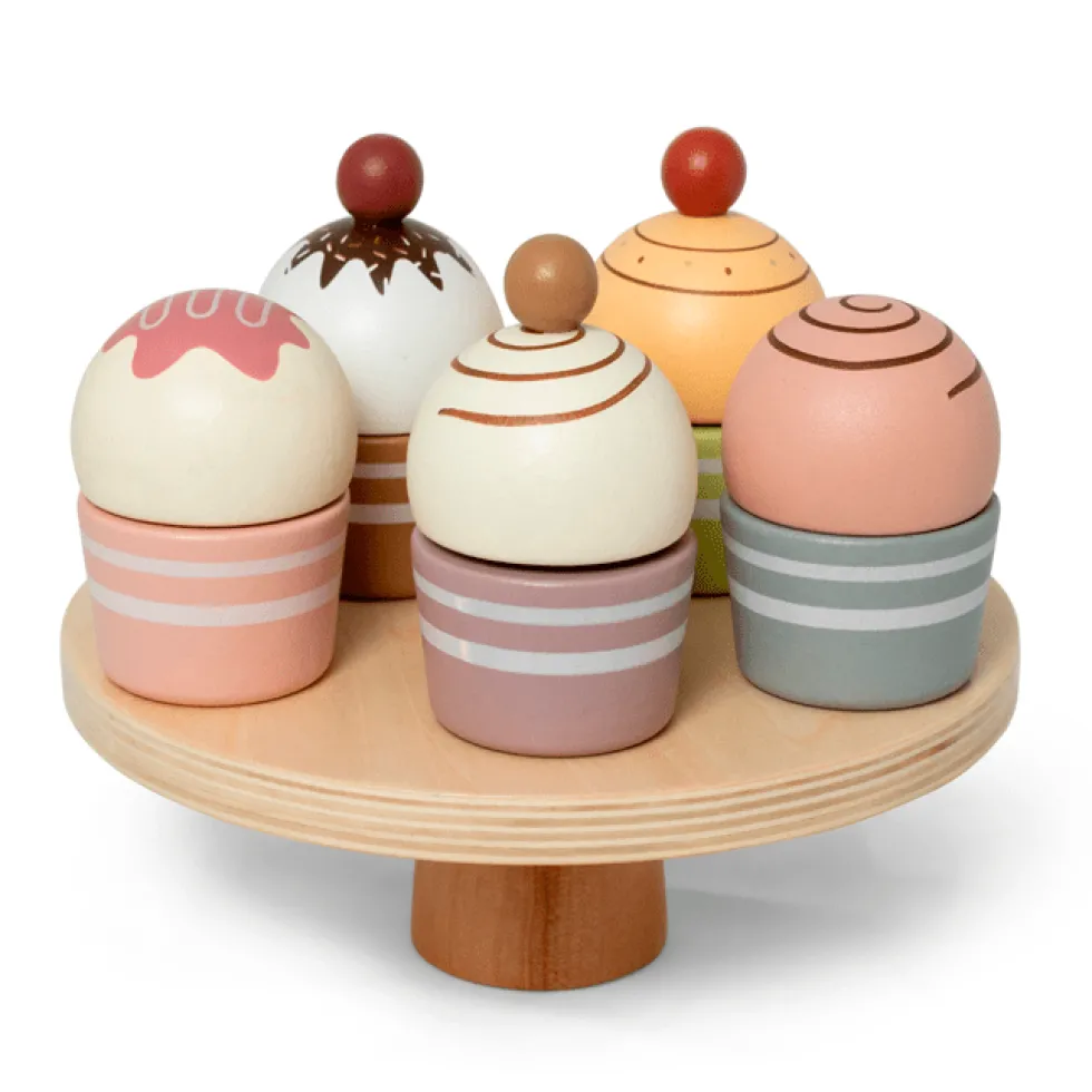 Cupcakes på Kagefad Legemad