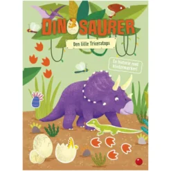 Dinosaurer neon - aktivitetsbog, Den lille Triceratops
