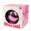 Disco Kugle Til Ophæng 15 cm - Pink