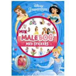 Disney Prinsesser: Malebog med klistermærker