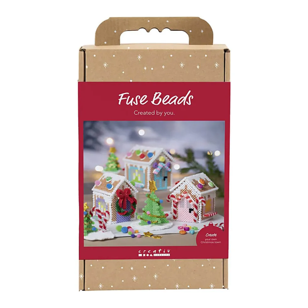 DIY Kit Rørperler Julehuse - Flere varianter (1 stk) Farver