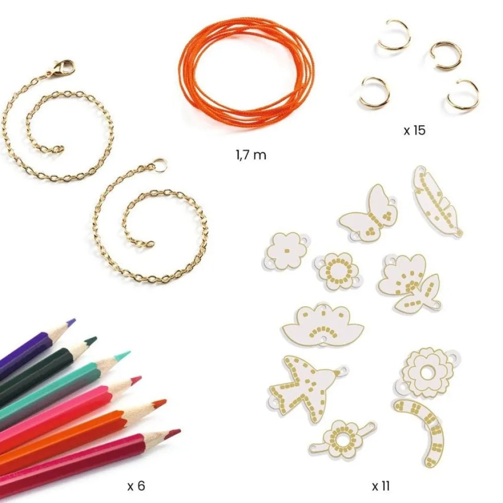 DIY Krympeplast med Fjer og Blomster